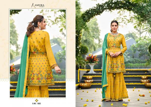 Amyra Kimaya Fancy Silk Embroidery Wedding Wear Salwar 